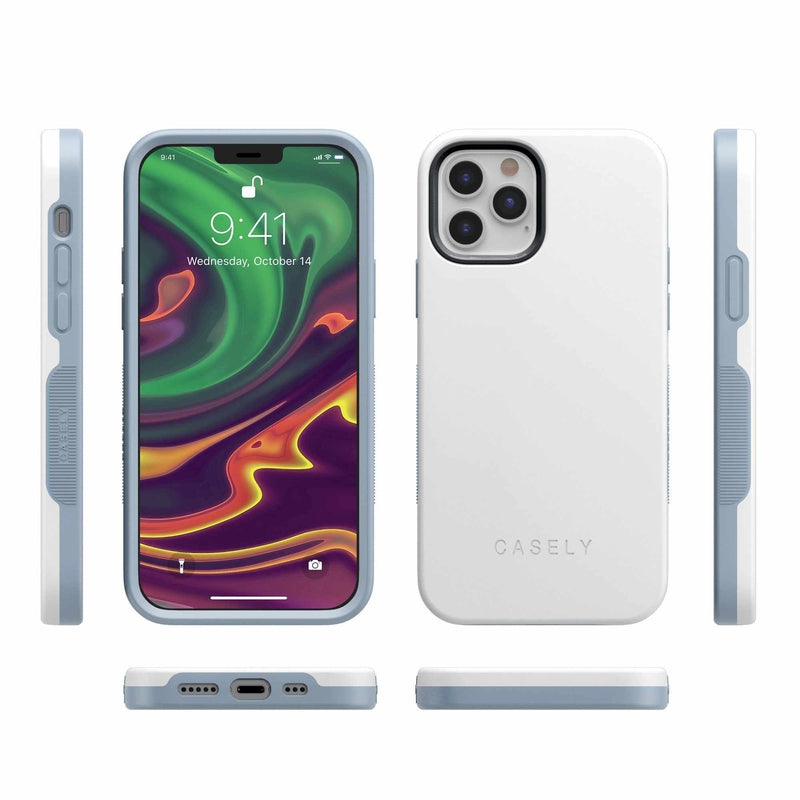 The Bold Collection - White on Light Blue