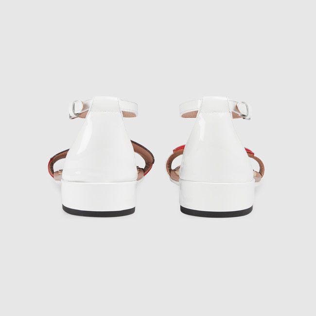 Children's patent leather sandal