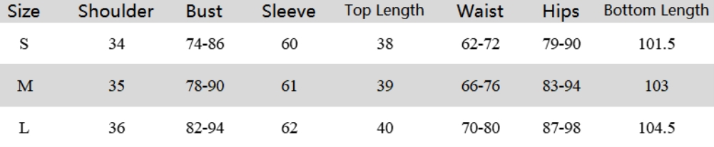 Autumn Matching Sexy Bodycon Crop Top and Pants Set