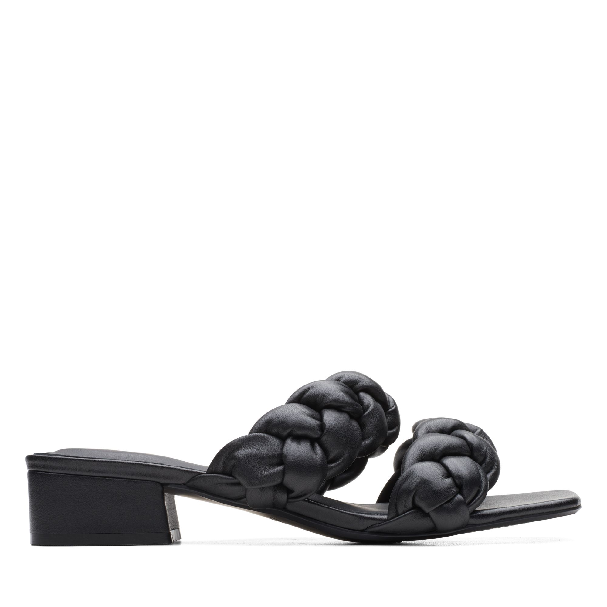 Women Sandals Seren25 Braid Black Leather