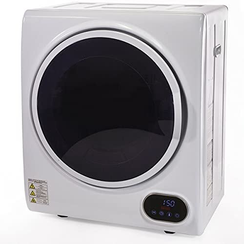 Electric Laundry Dryer Digital Display Clothes Machine Timer White