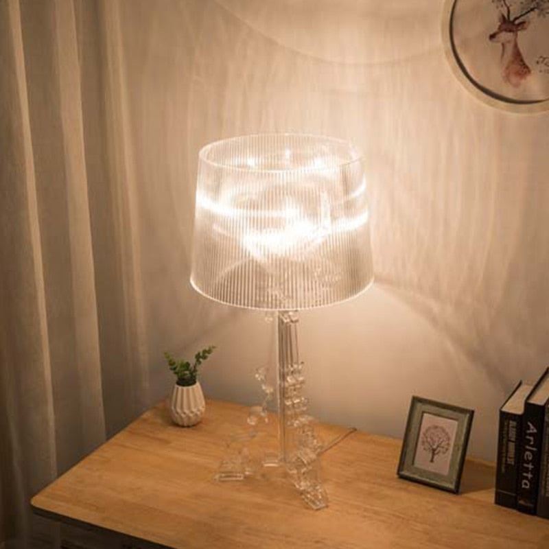Korean Pleated table lamp Wood Nightstand Lamp Study Reading Table Light for Bedroom