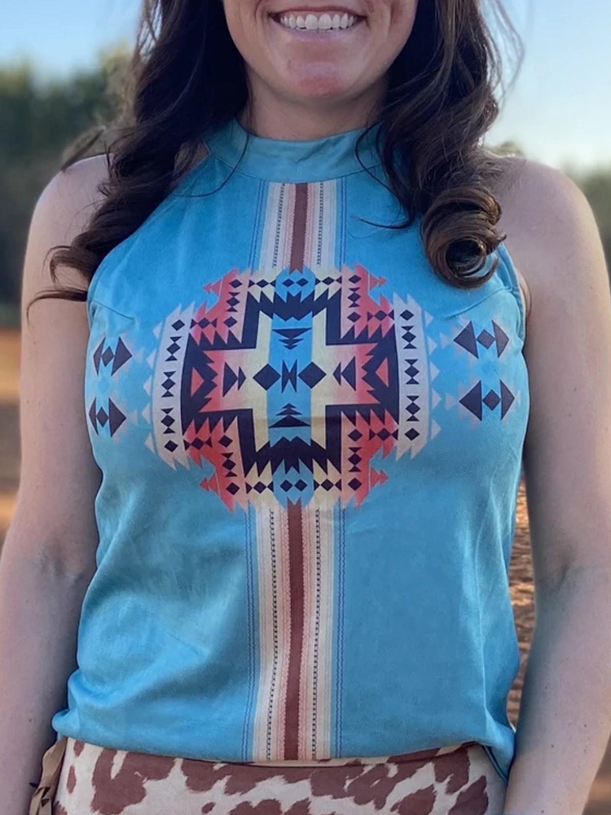 Printed Shift Casual Shirts & Tops