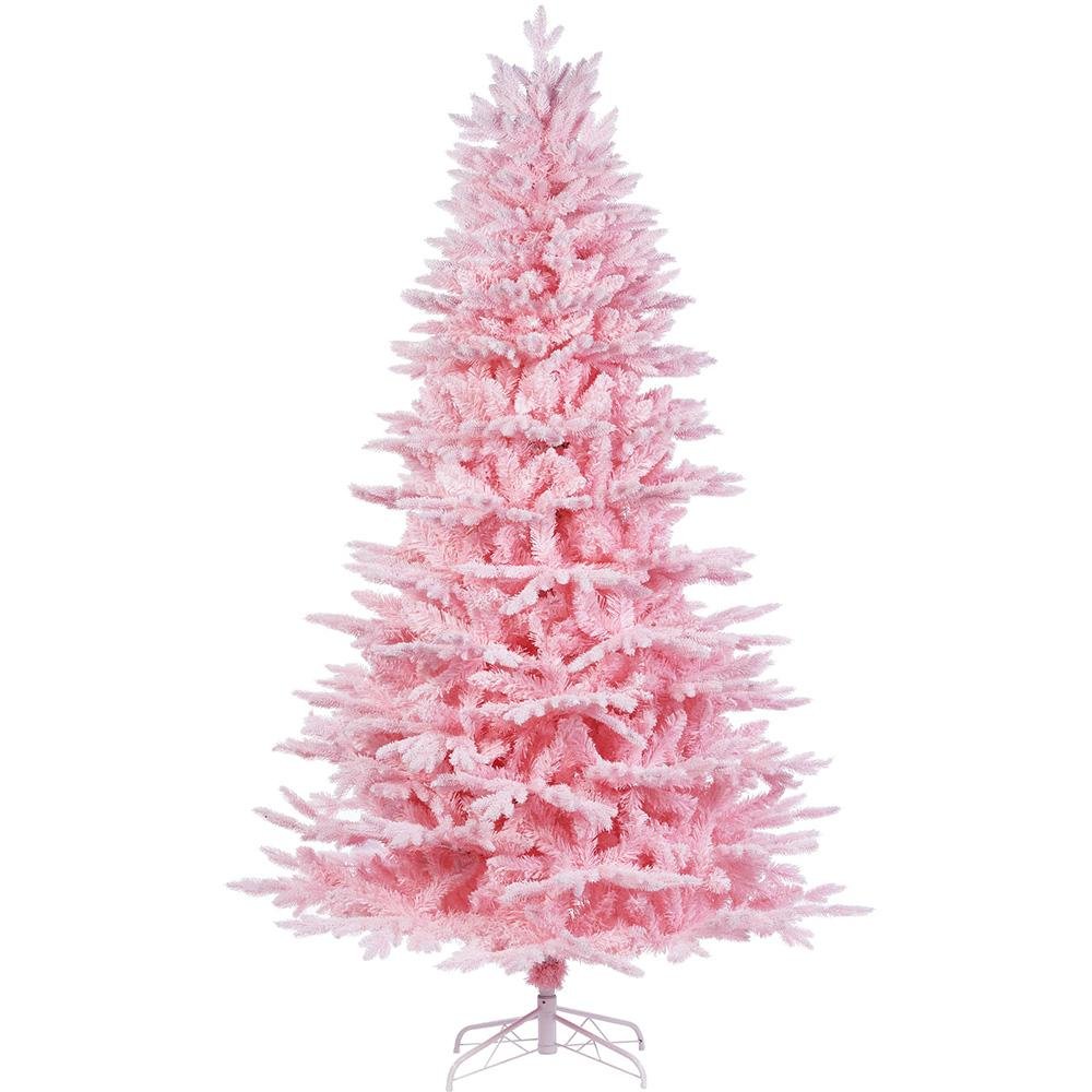 Pink Sugar Snow Flocking Christmas Tree