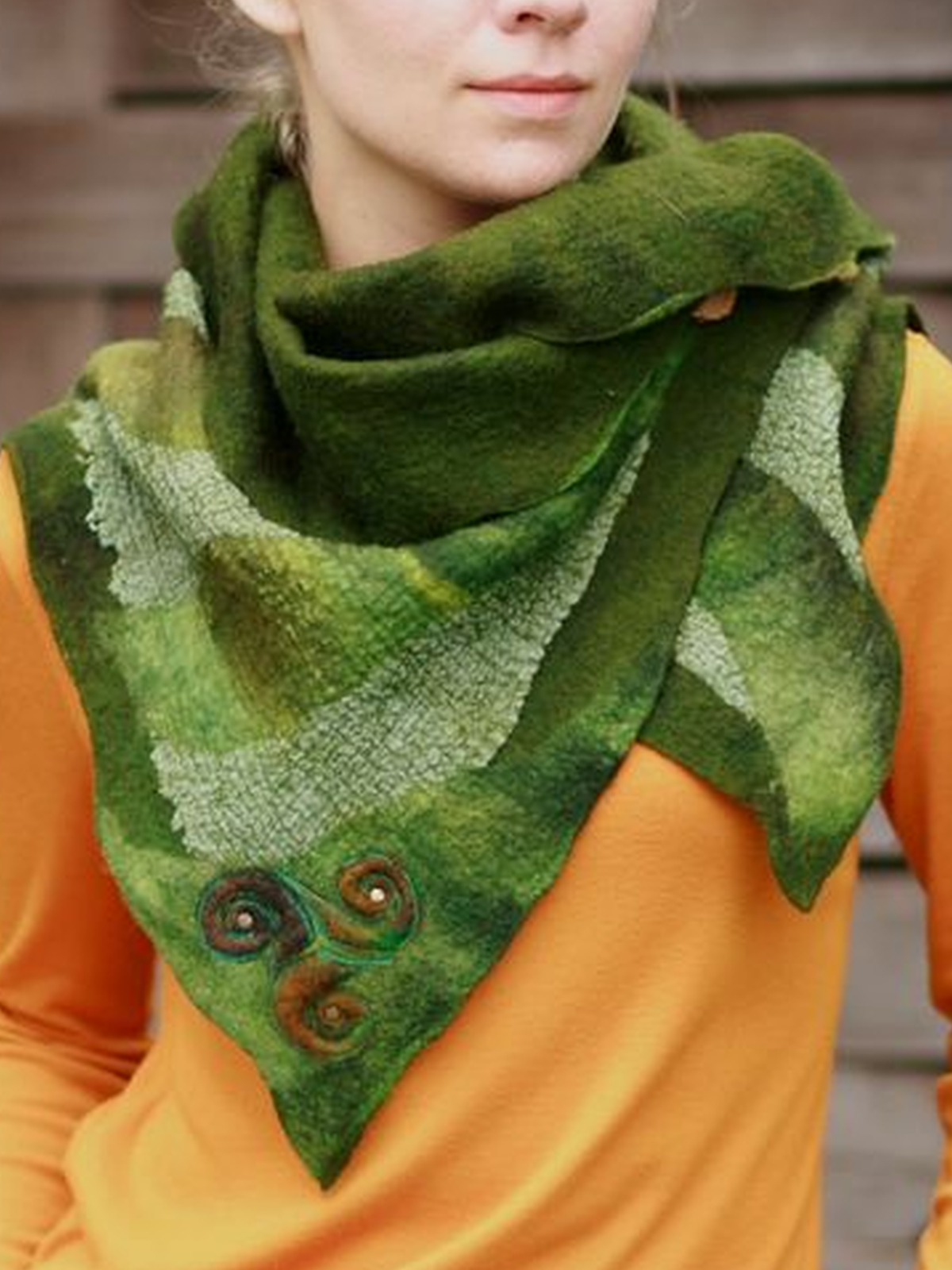 Casual Color-Block Scarves & Shawls