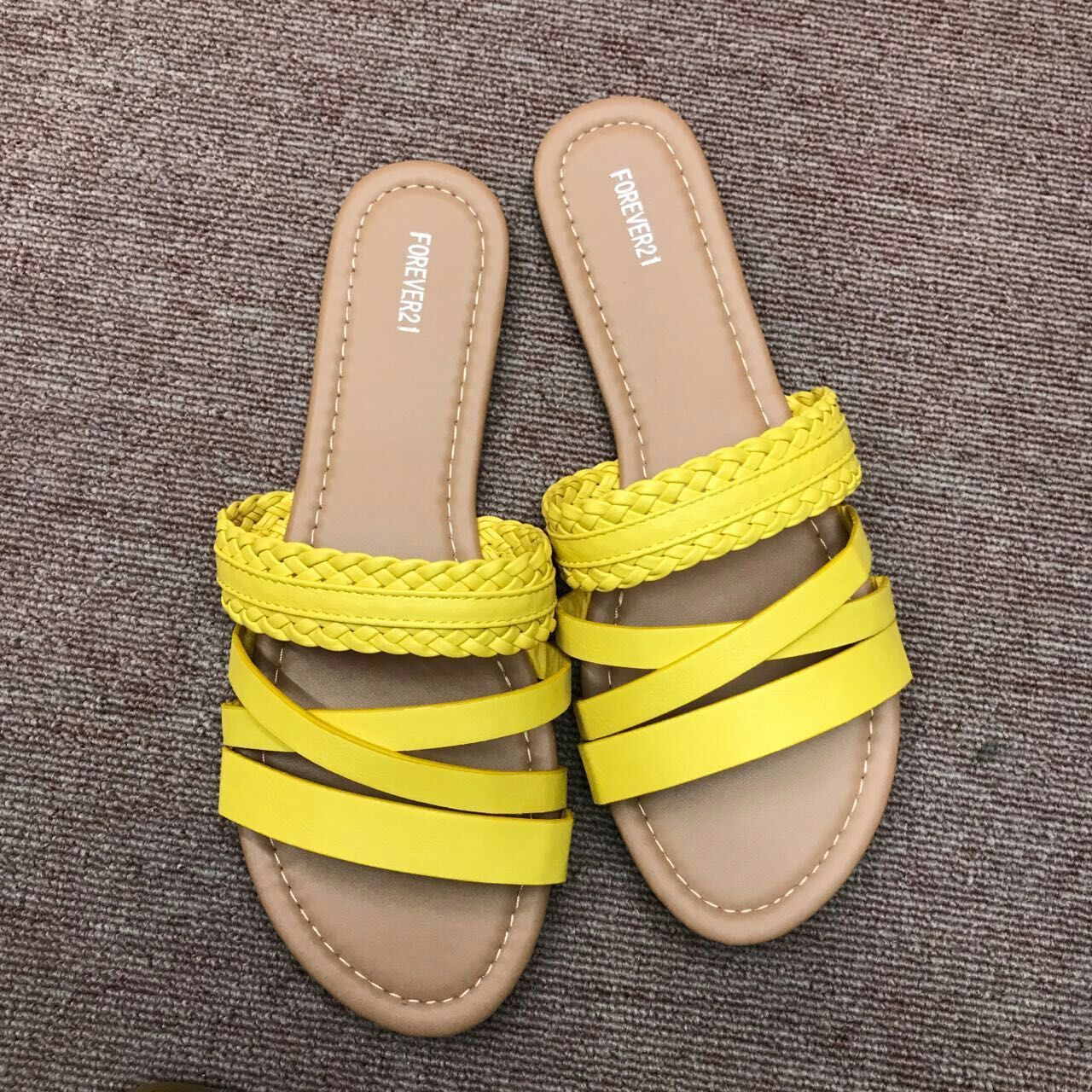 Women Crisscross Buckle Beach Pu Flat Heel Summer Sandals