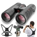 10��42 Ultra HD Binoculars with Phone Adapter and Harness