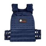 WOLF TACTICAL Adjustable Weighted Vest �C WODs- Navy Blue
