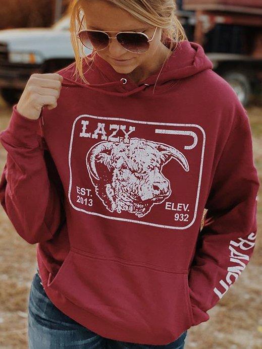 Animal Printed Vintage Cotton-Blend Shirts & Tops