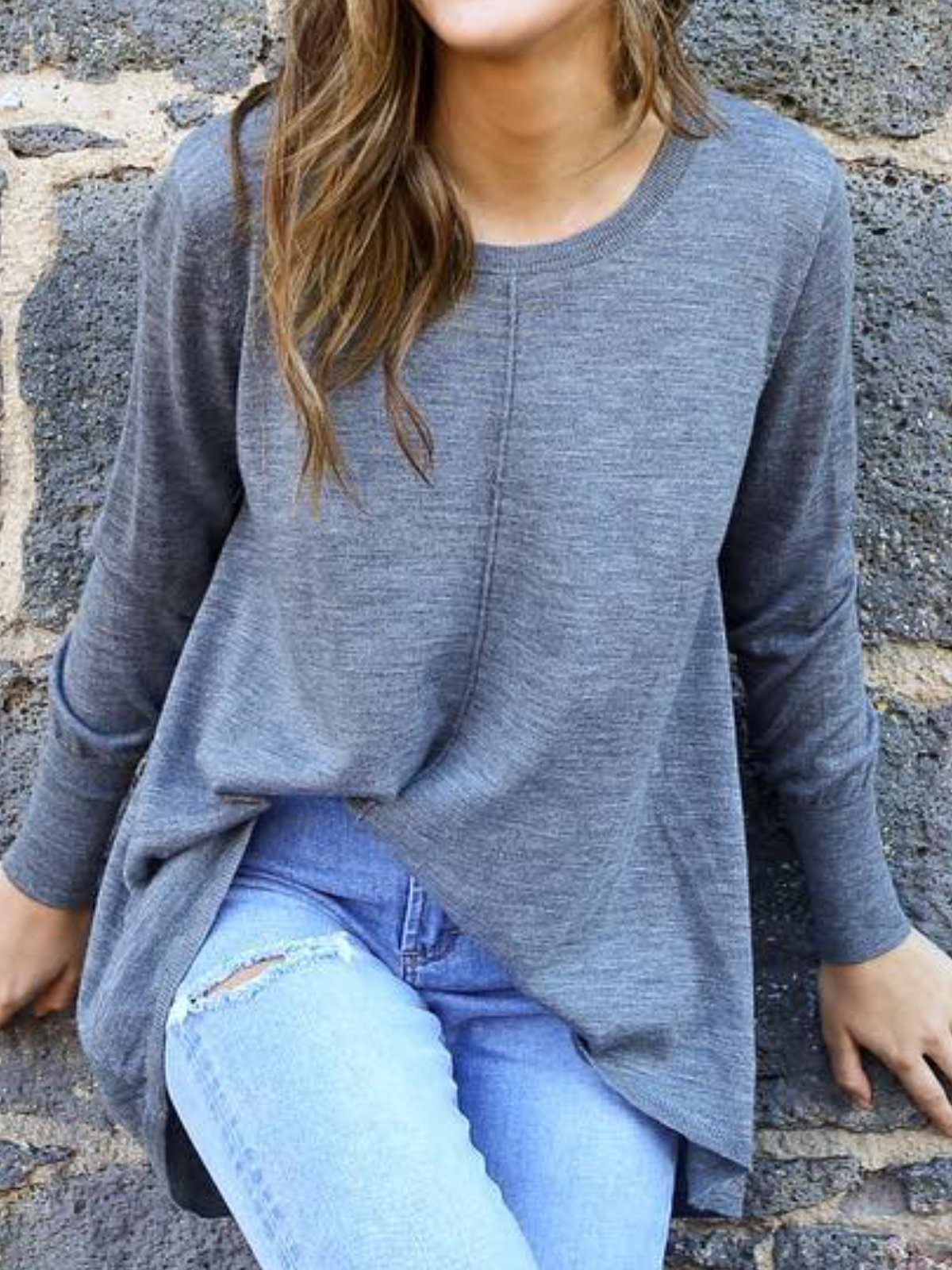 Women Casual Tops Tunic Blouse Shirt