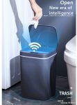 Trash Can Automatic Sensor Dustbin Sensor Electric Waste Bin Home Rubbish Can for Kitchen