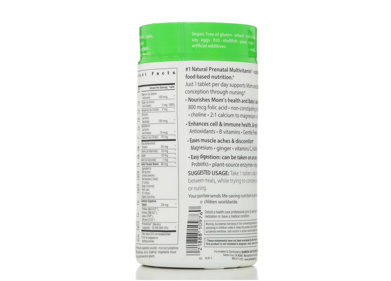 Rainbow Light Prenatal One Multivitamin, Tablets - 150 count