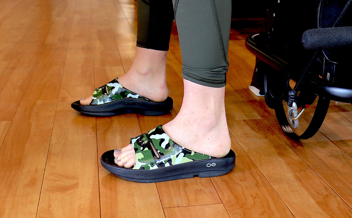 Women's OOahh Luxe Slide Sandal - Jungle Camo