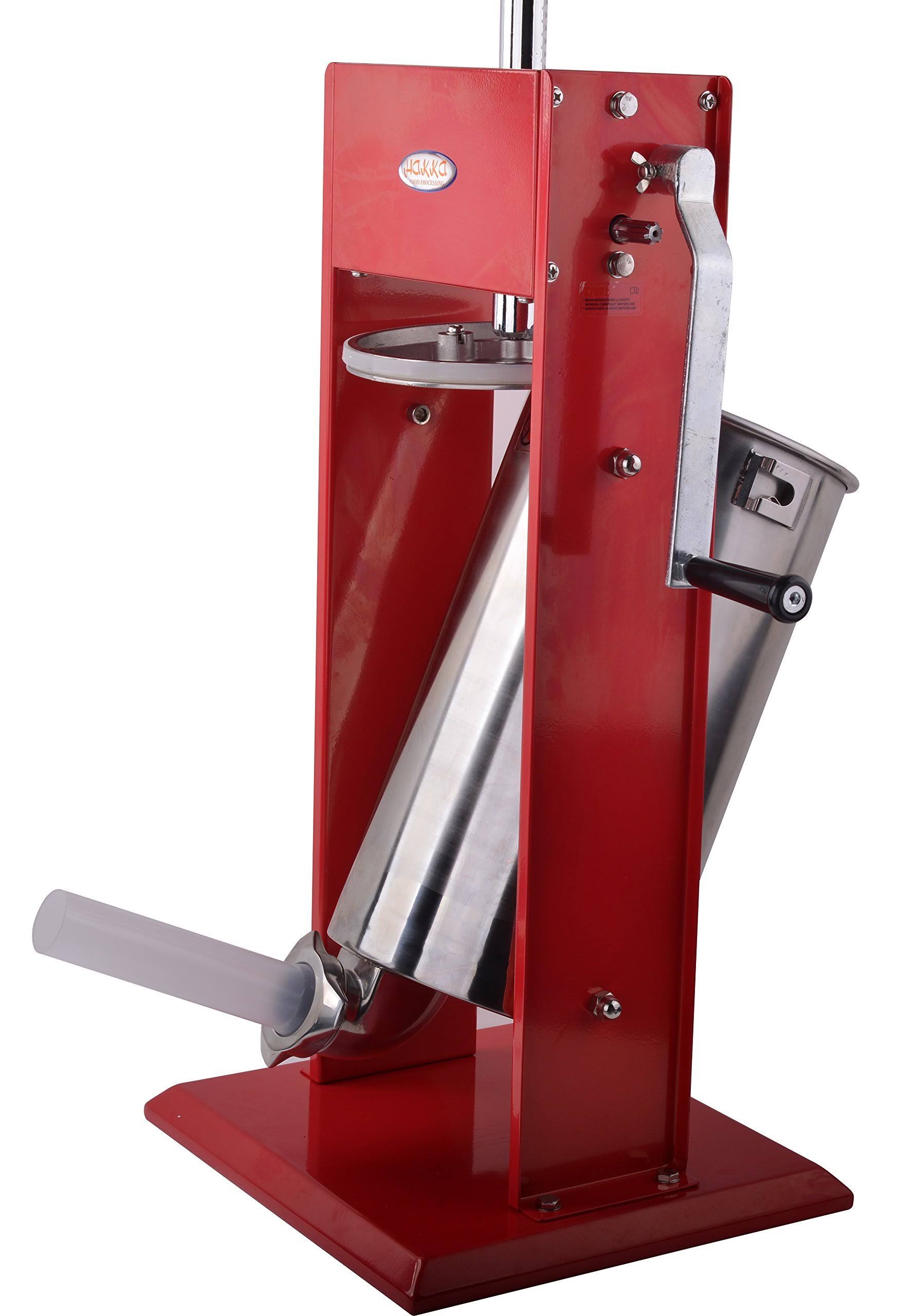 Hakka 15 Pound Sausage Stuffer 2 Speed Stainless Steel Vertical Sausage Maker
