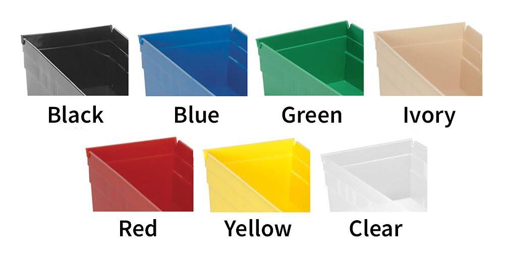 Quantum Storage Systems WR5-270BL Bin Shelving, WIRE, 36x18, 8 Bins, Blue