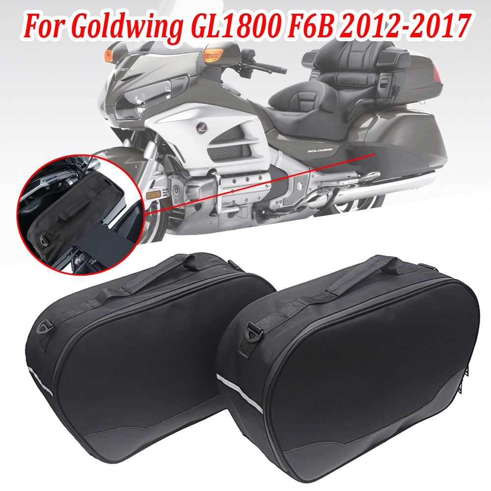 Motorcycle Trunk Saddlebag Saddle bags Liner Set inner bag For Honda Goldwing GL1800 1800 F6B