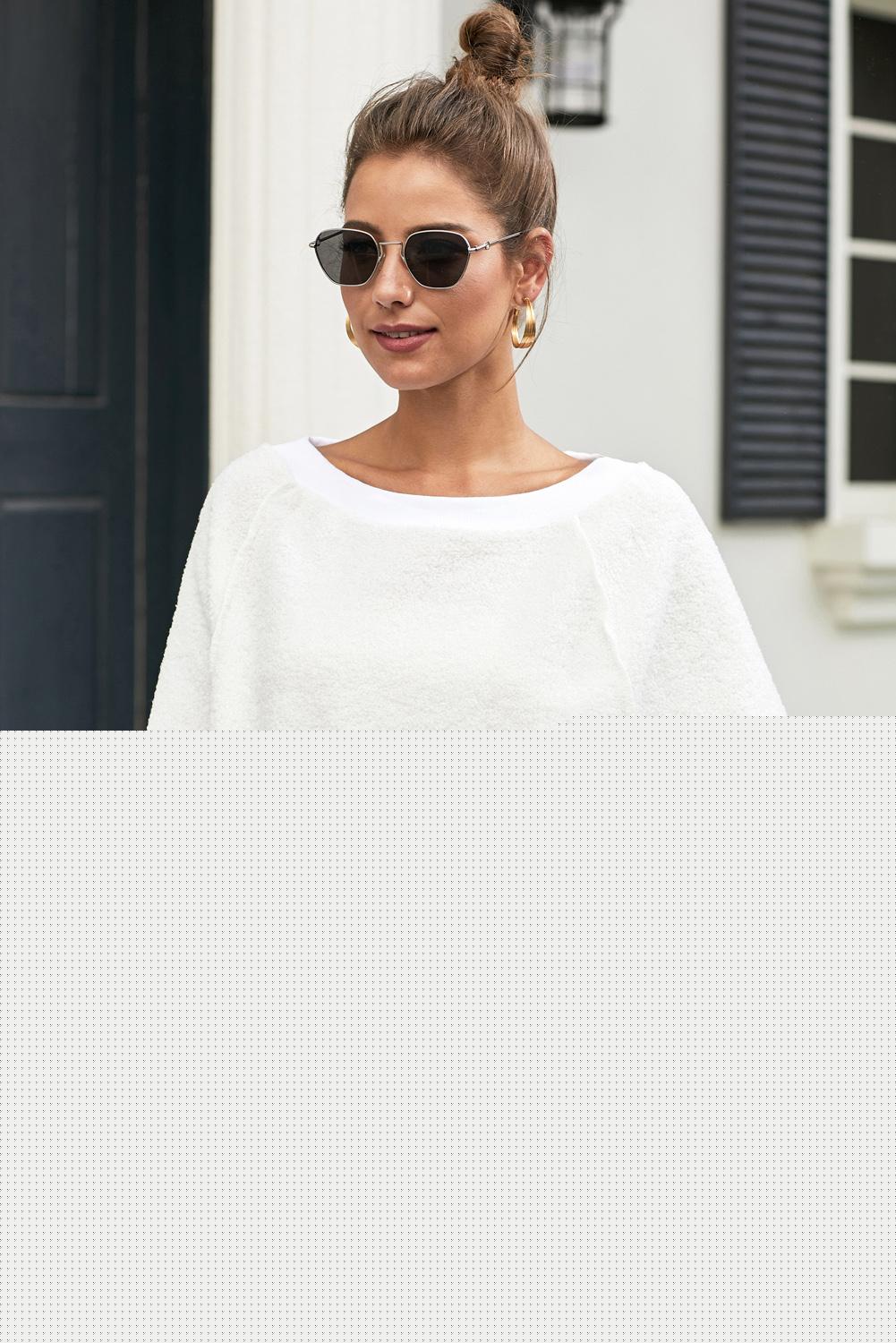 White Found My Friend Sweatshirt