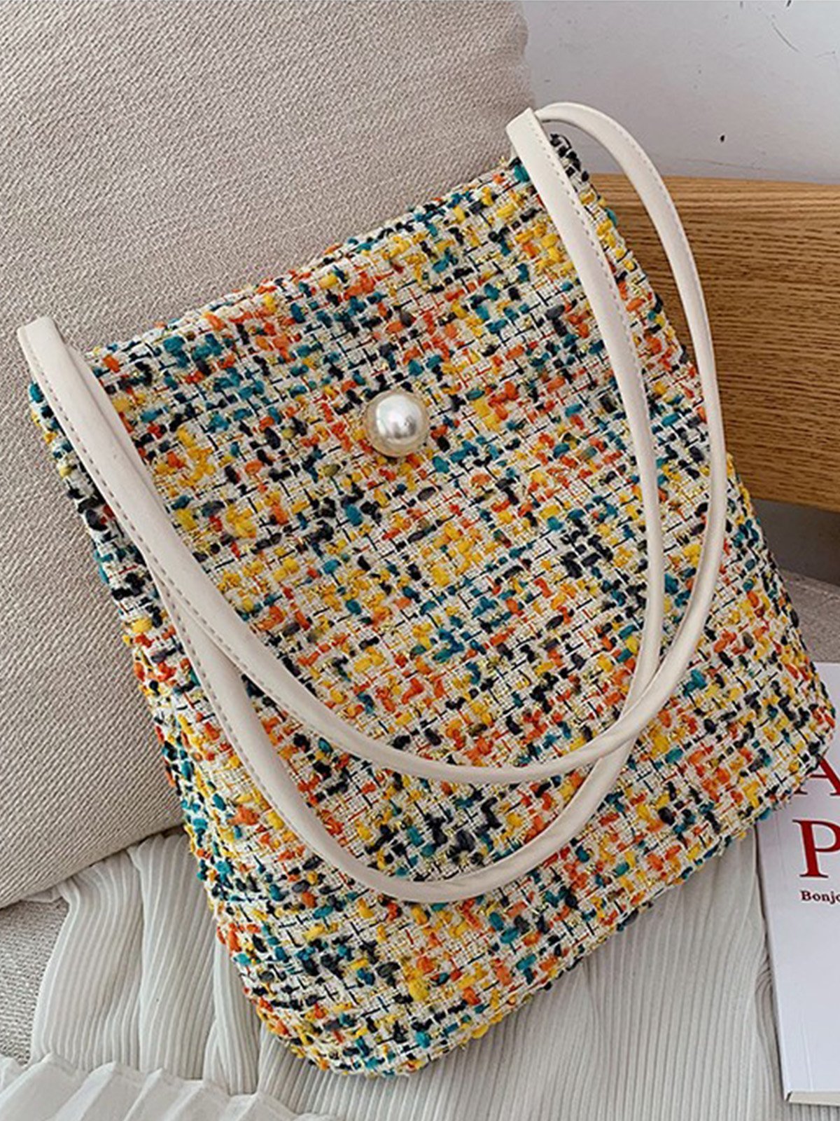 Cotton Magnetic Shoulder Bags