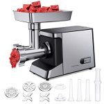 Meat Grinder Rated 2500W with All-Copper Motor, 7.9LB/Min