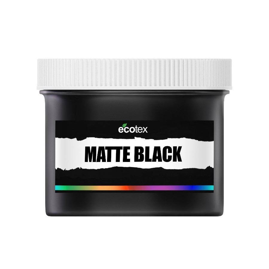 Ecotex Matte Black - Premium Plastisol Ink for Screen Printing - Gallon -128oz
