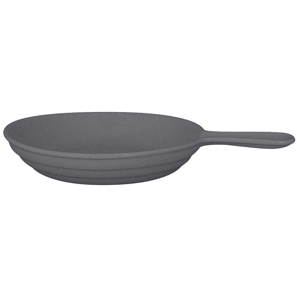 RAK Porcelain CFPN24GY Chef&s Fusion 40 oz. Stone Gray Porcelain Frying Pan - 6/Case