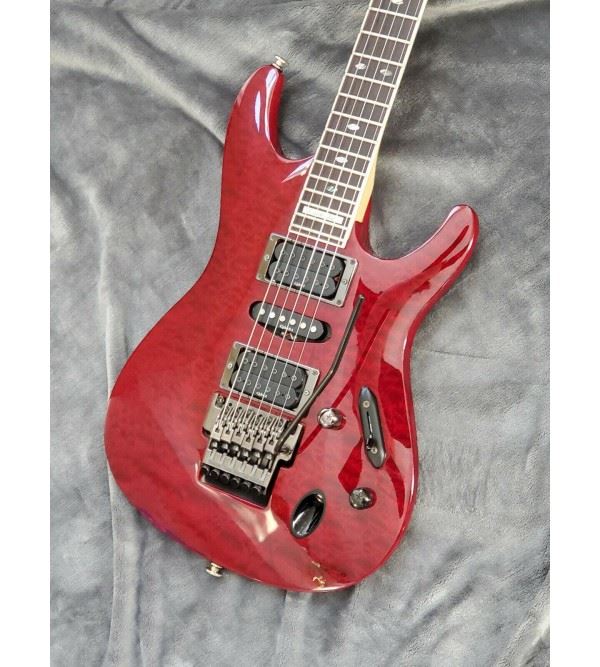 1997 Ibanez S540QS TR S Series Japan Rare Electric Guitar Transparent Red + OHSC