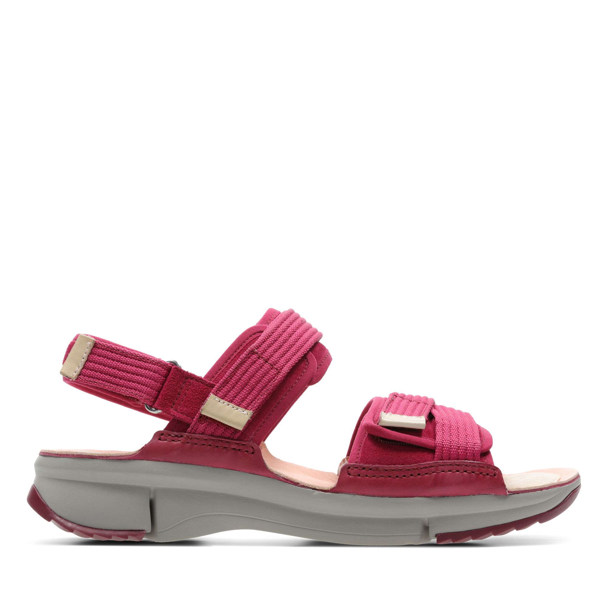 Women Sandals Tri Walk Berry Combi