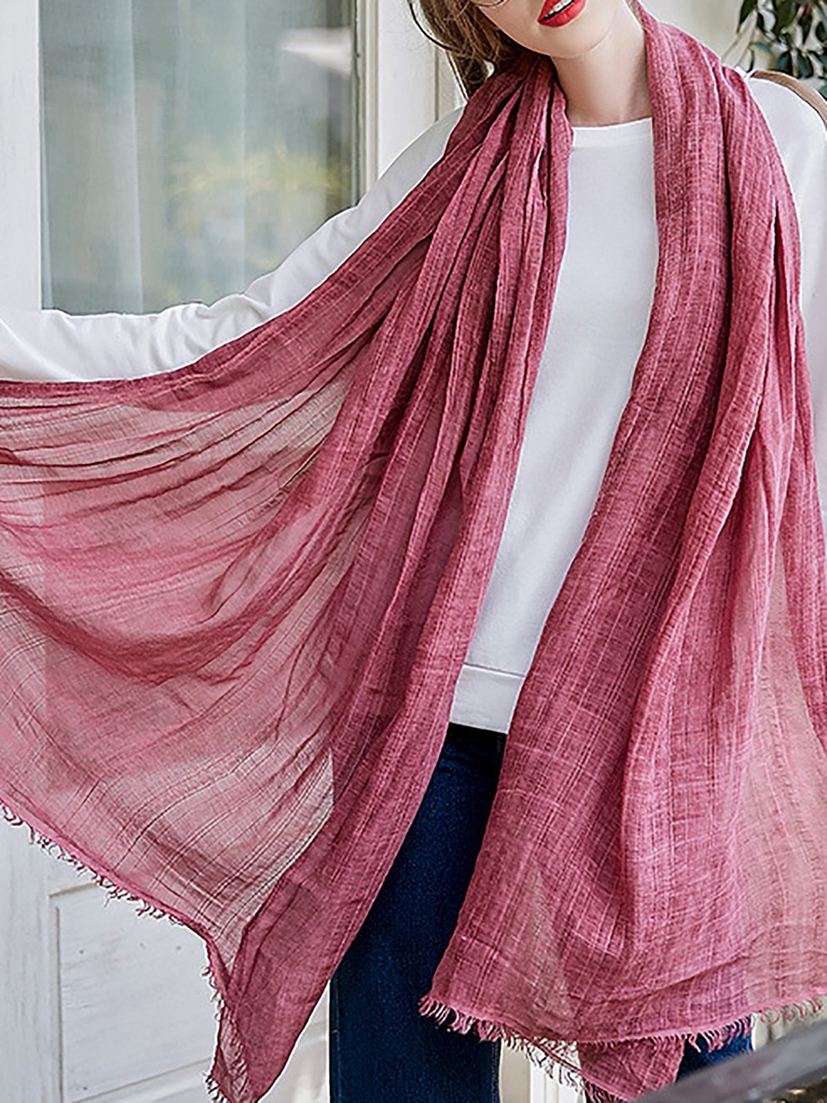 Basic Solid Long Comfortable Scarf