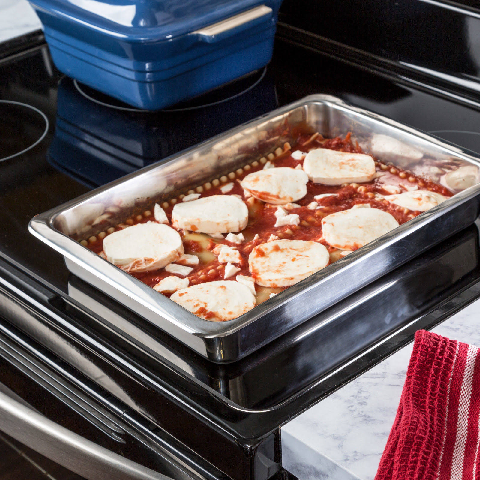 Honey Can Do Dishwasher and Oven Safe Stainless Steel Baking Pan, Silver