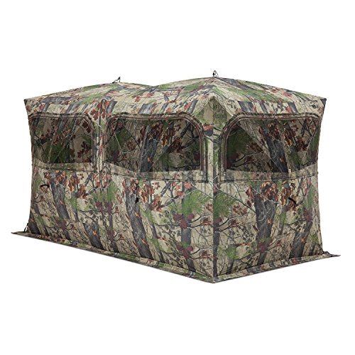 Barronett Blinds BE650BW Beast Pop Up Portable 6 Person Hunting Blind, Bloodtrail Backwoods Camo