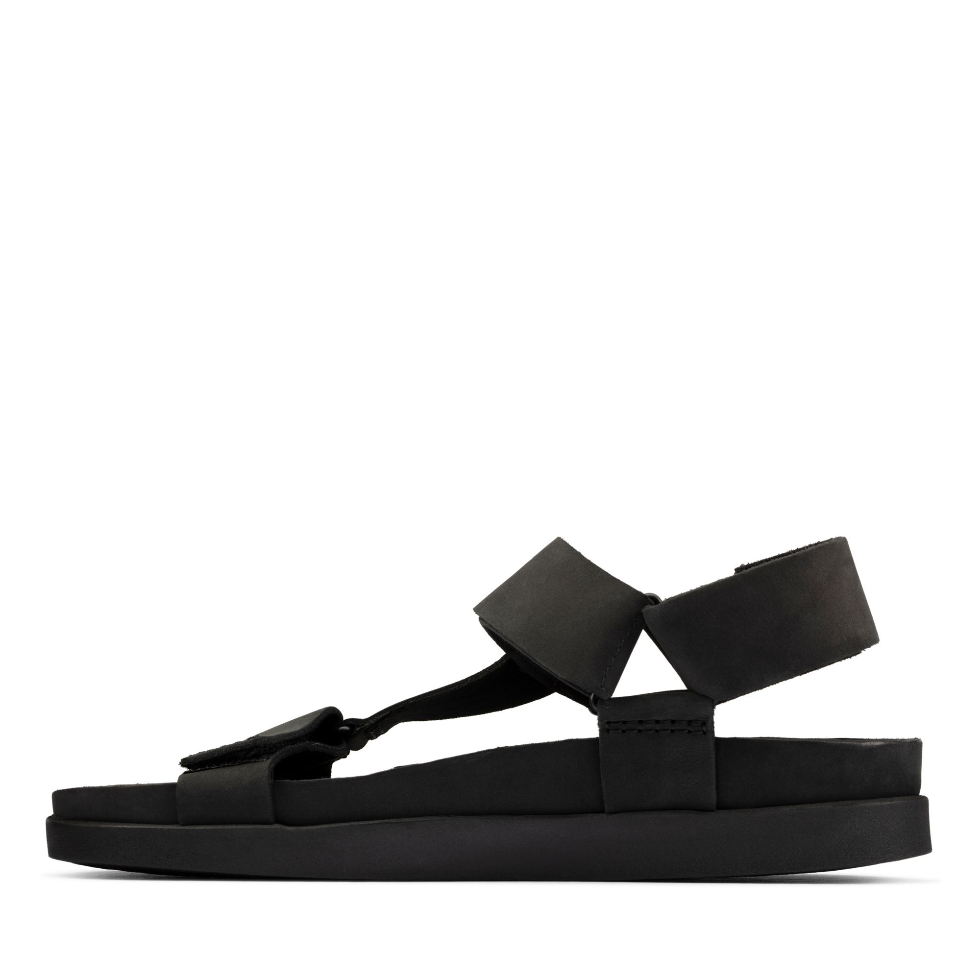 Men Sandals Sunder Range Black Nubuck