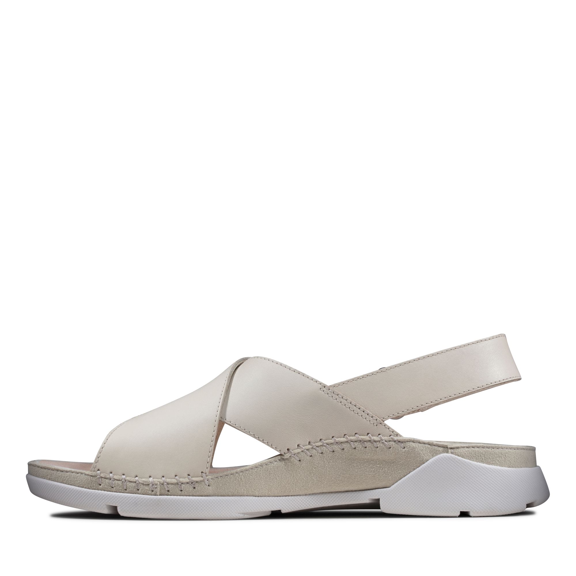Women Sandals Tri Alexia White Leather