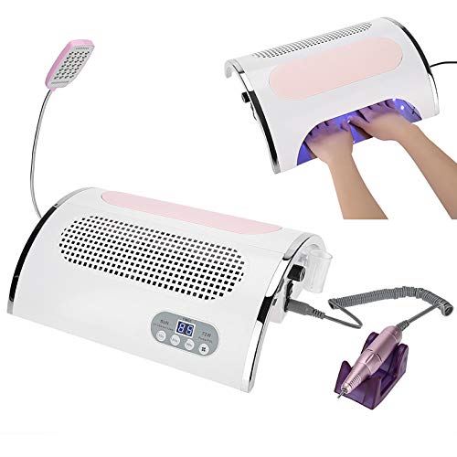 Curing Device for Manicure + Dust Extraction Vacuum Fan for Nail Design