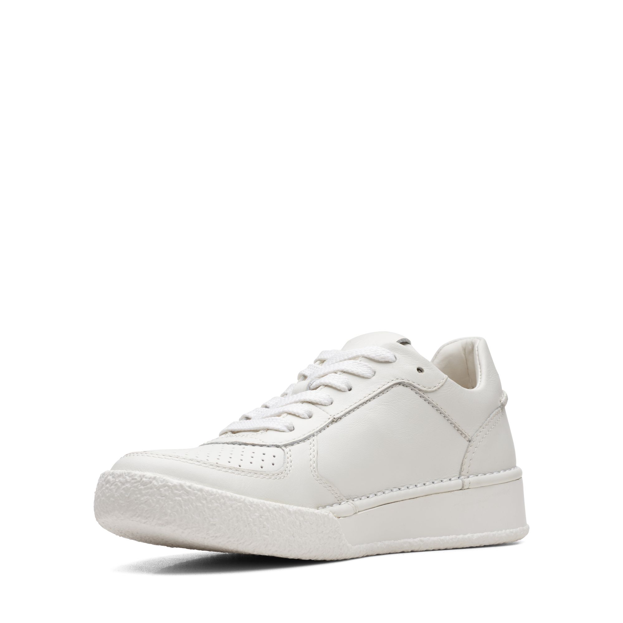 Women  CraftCup Run White Leather