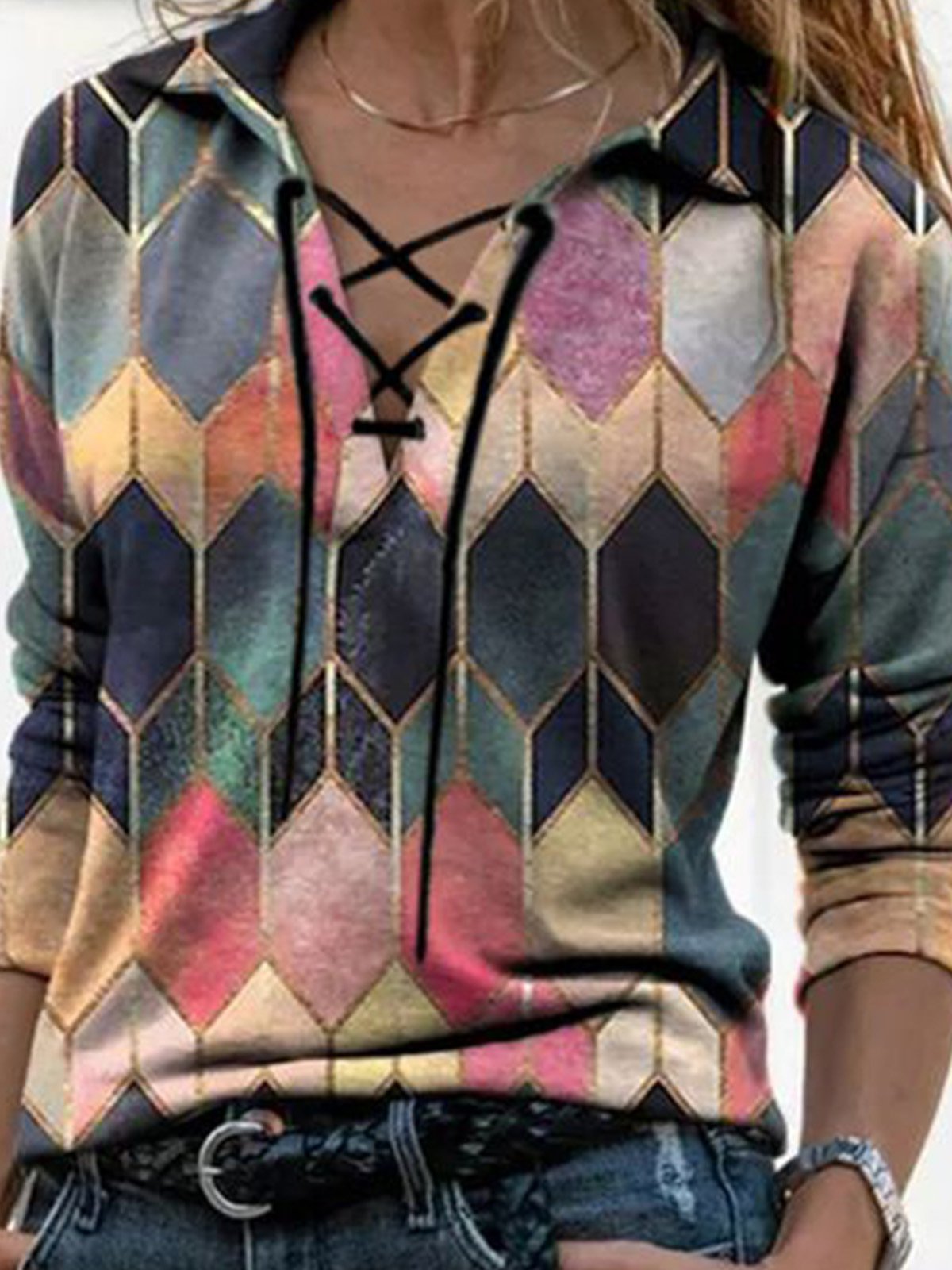 Vintage Printed Shirts & Tops