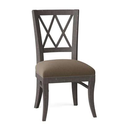 Portsmouth Cross Back Side Chair Fairfield Chair gray/black/brown