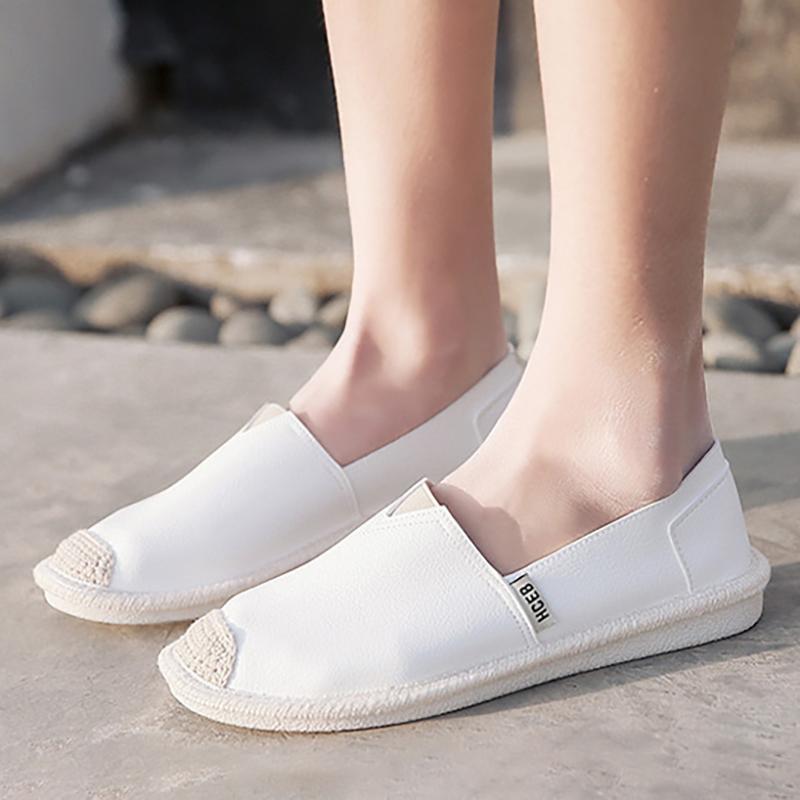Women Comfortable PU Slip On Loafers