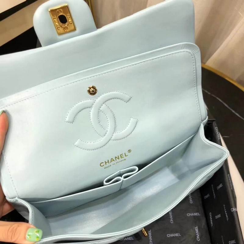 high quality handbag 119007 lambskin flap bag 1112