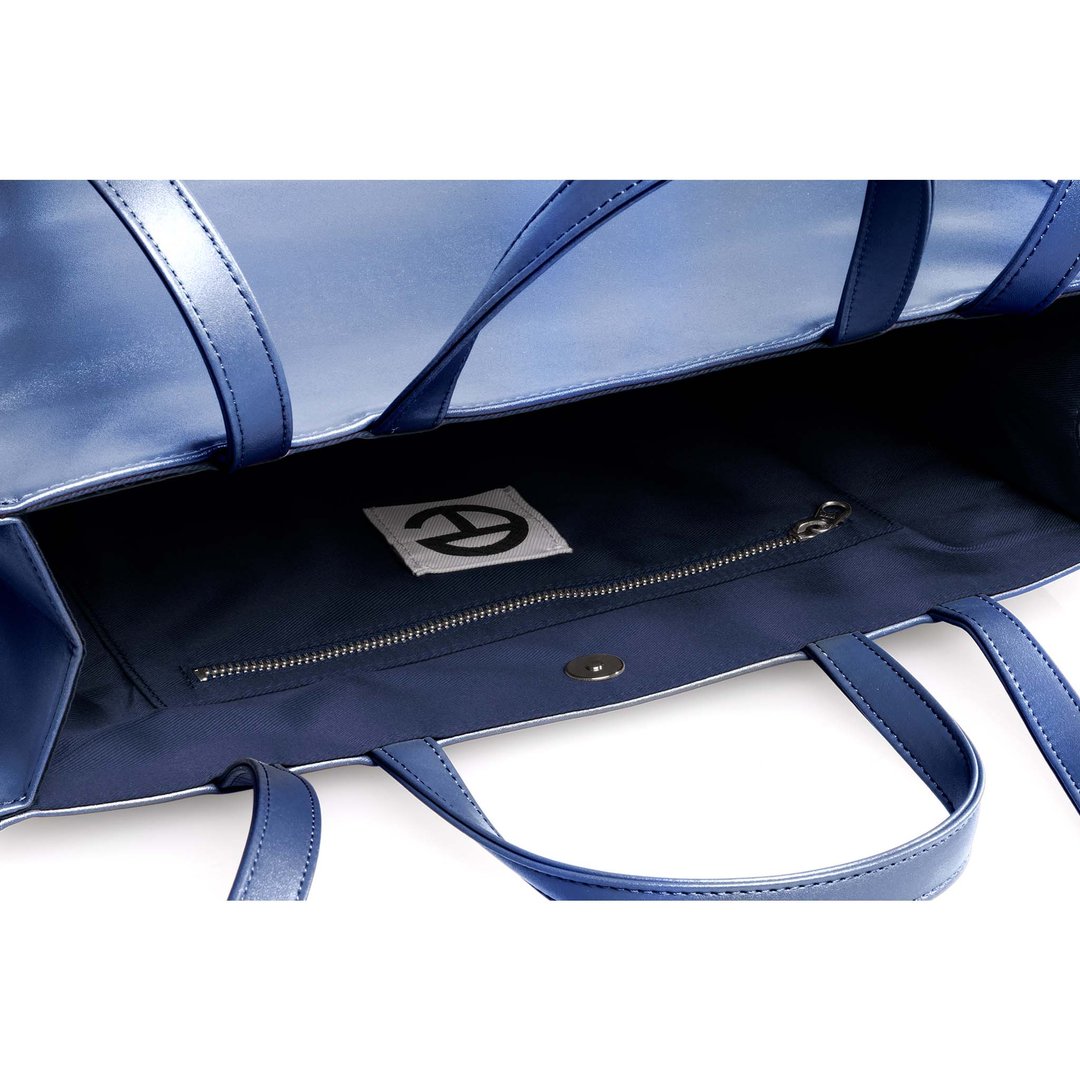 Medium Cobalt Shopping Bag