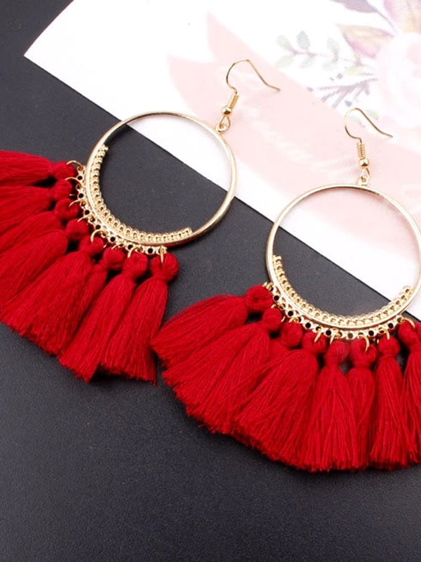 Bohemian Long Tassel Earrings