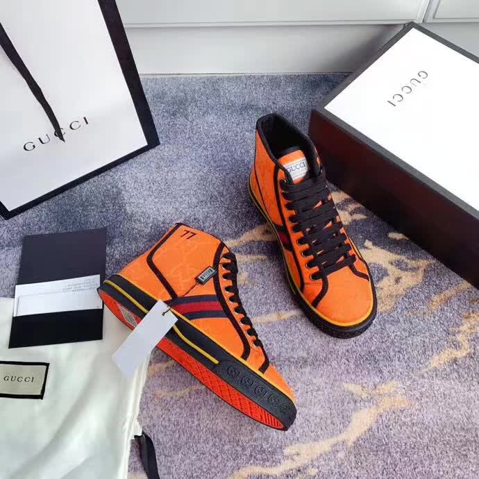 20秋季最新专柜款-古驰Gucci秋季新款1977系列高帮版！超经典好看 休闲运动百搭