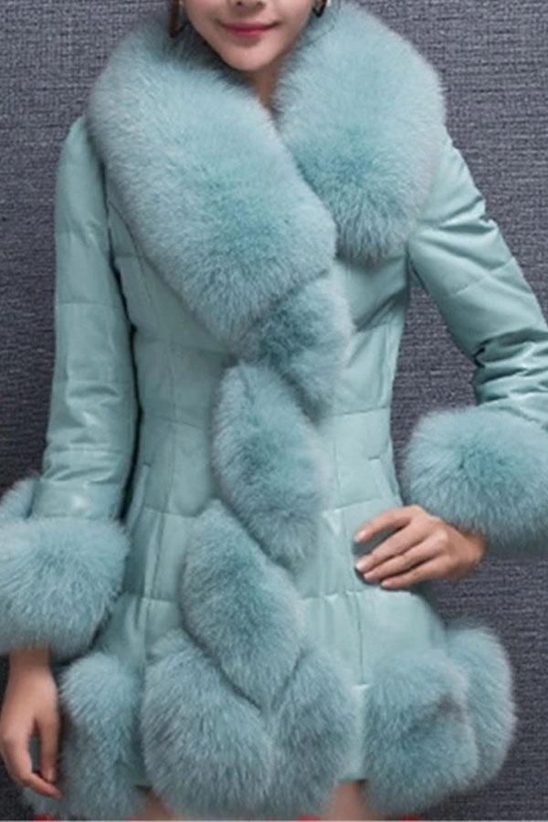 Fashion Long Down Cotton-Padded Jacket