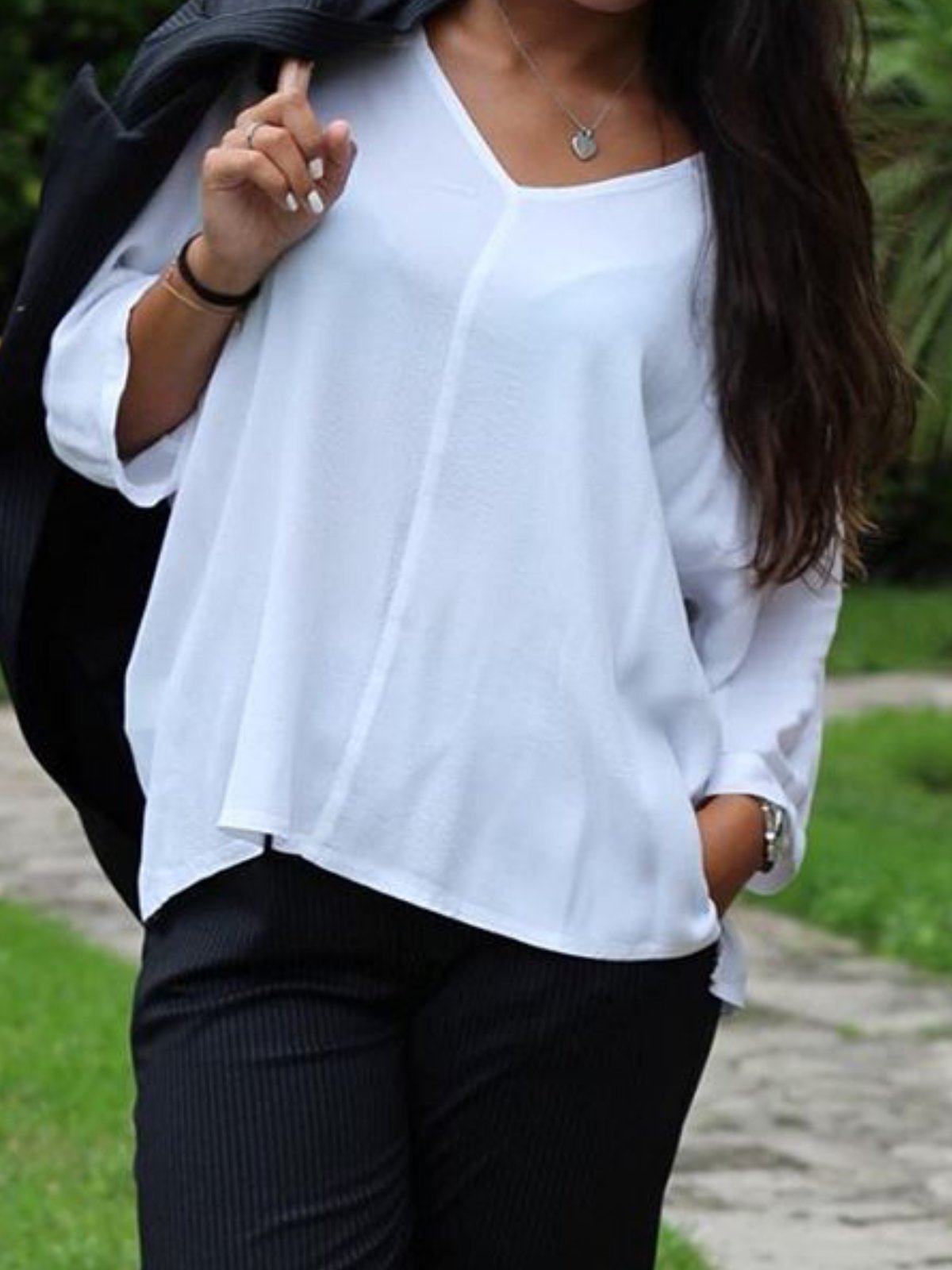 Women Casual Tops Tunic Blouse Shirt