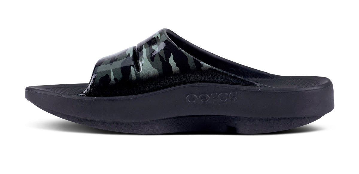 Women's OOahh Luxe Slide Sandal - Green Camo (SALE)