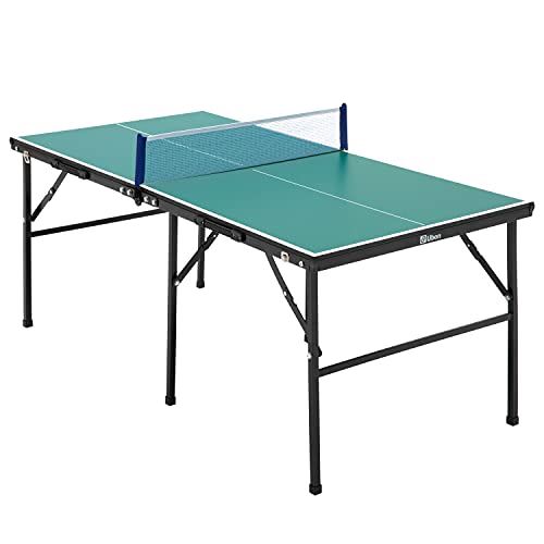 Portable Table Tennis Table with Net for Indoor Games / 60��� x 30���