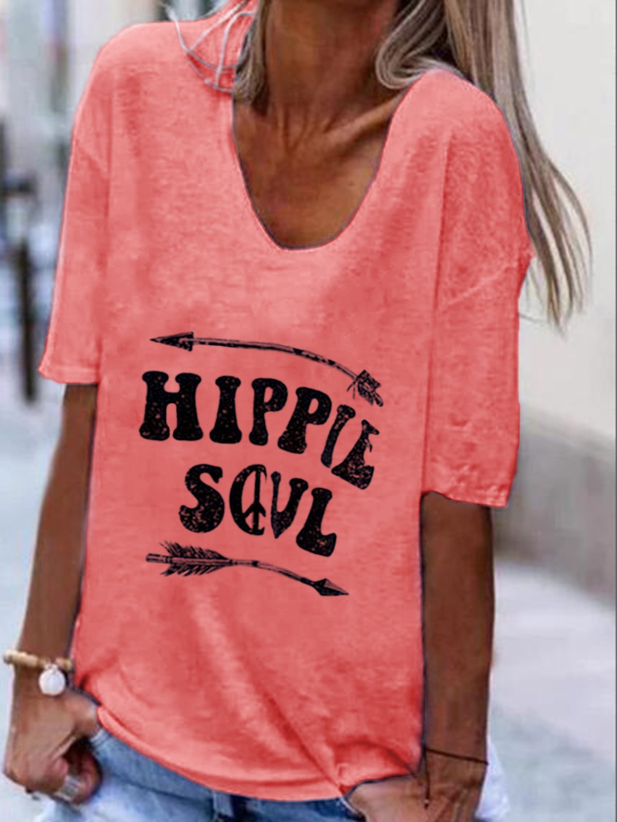 Printed Cotton-Blend Short Sleeve Shirts & Tops