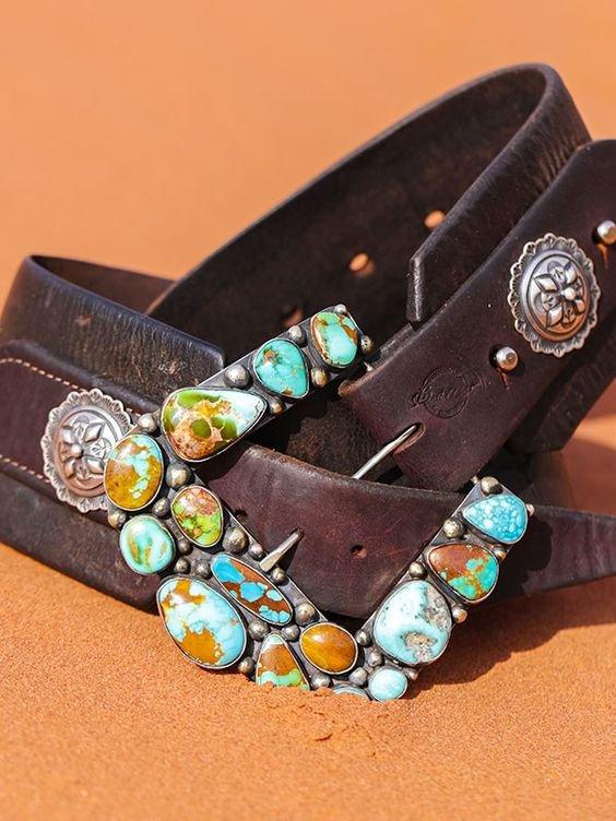 Blue Alloy Vintage Belts