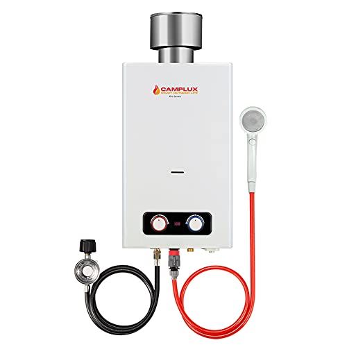 Propane Water Heater, Camplux Tankless Gas Water Heater, 2.64 GPM Instant Water Heater
