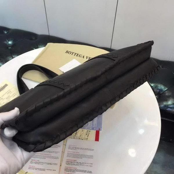 【原版皮】宝缇嘉/BV 男士公文包，采用蜡胎牛皮精心裁制而成，质地轻盈，空间充裕，携带方便，款号：80188802