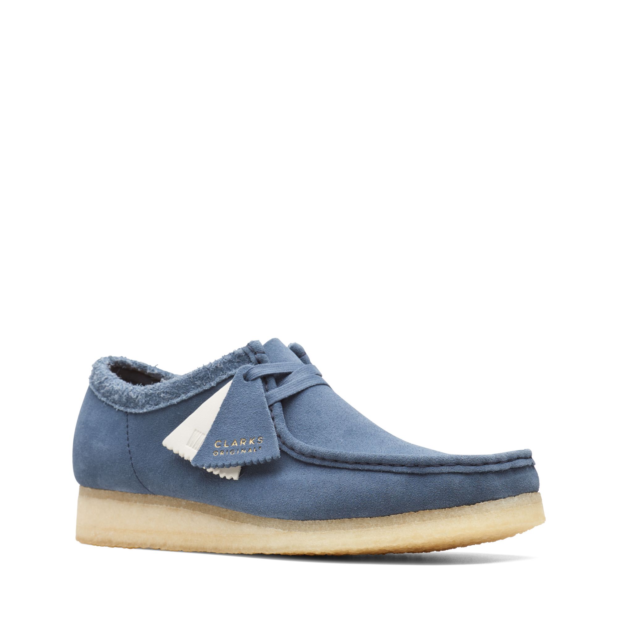 Men  Wallabee Blue Suede